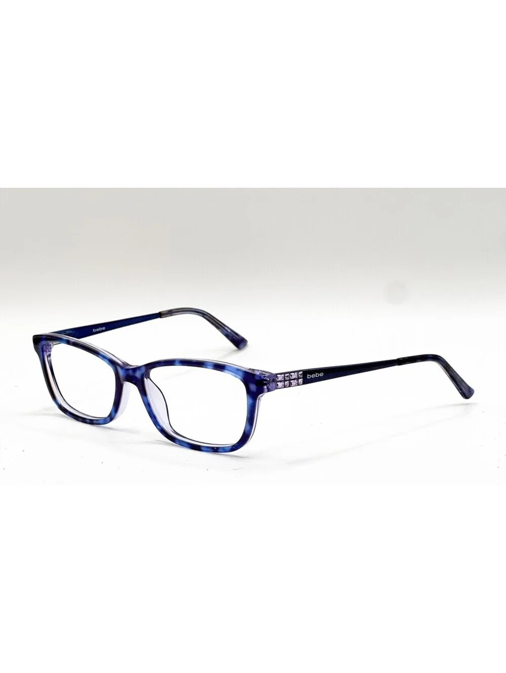 Bebe BB5084 518 Plum Tortoise Rectangle Authentic Eyeglass Frames 52-15